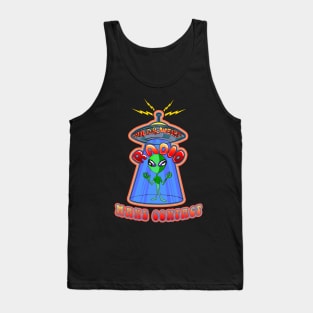 Wild & Weird Radio (alien contact org variant) Tank Top